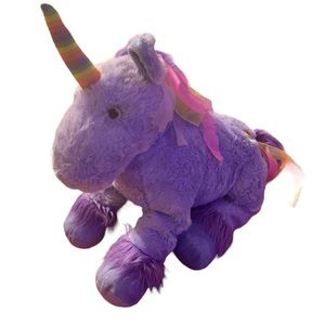 Purple unicorn by Animal Alley/stuffed animal